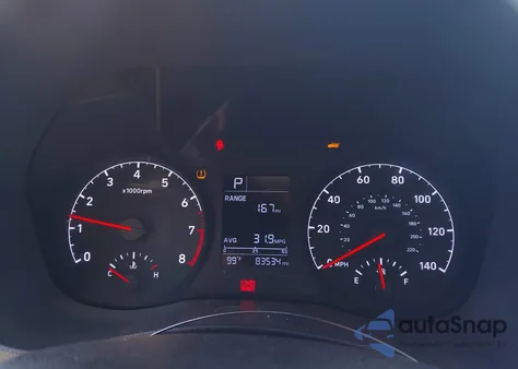 2021 Hyundai Accent Se из США, поврежденный, VIN 3KPC24A69ME129479